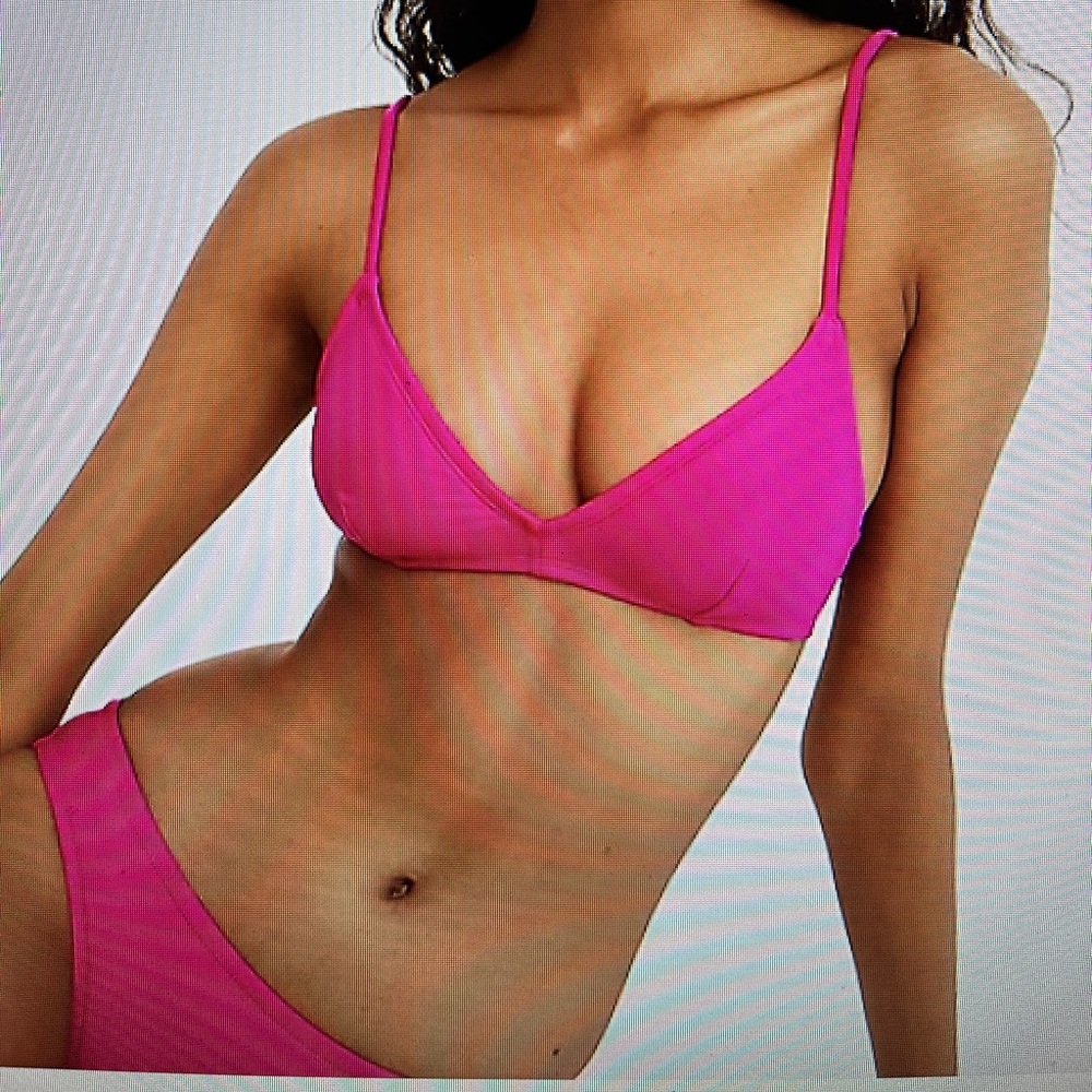 J Crew Factory French Bikini Top & Classic full coverage Bottom